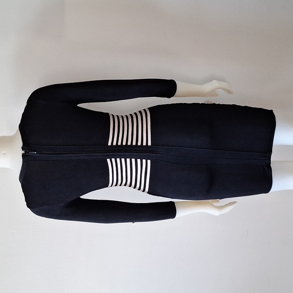 Bebe Black Label Bodycon 3/4 length Sleeve Dress Size Small - Picture 5 of 9